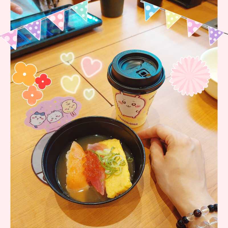 上村　みおちいかわ×くら寿司🍣🐰✨