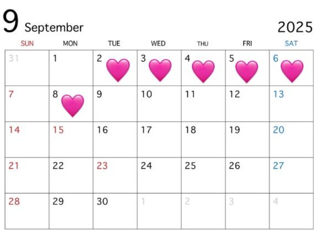 ノア☆完全素人の彼女！！9月の出勤予定??